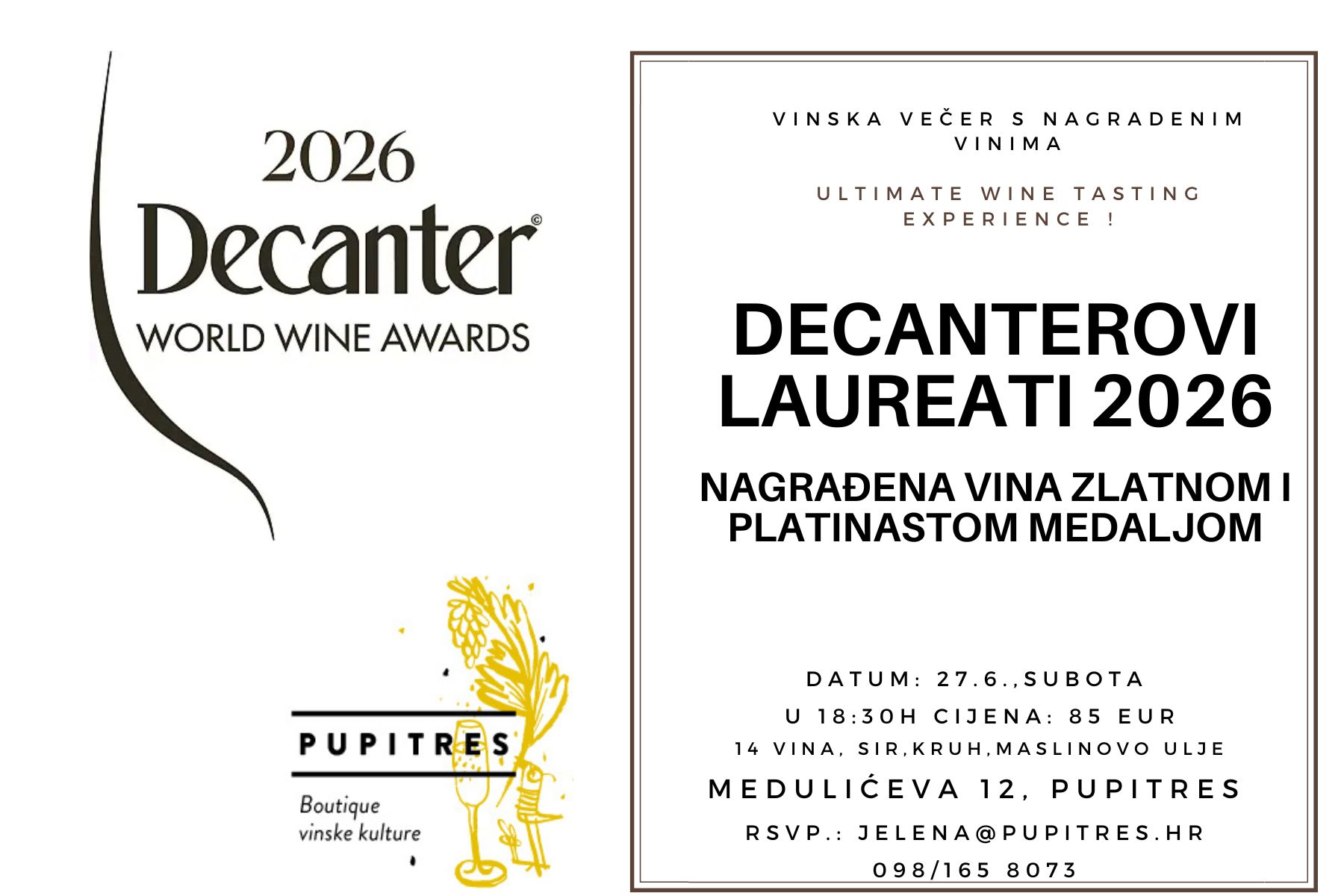 Decanterovi laureati 2026.